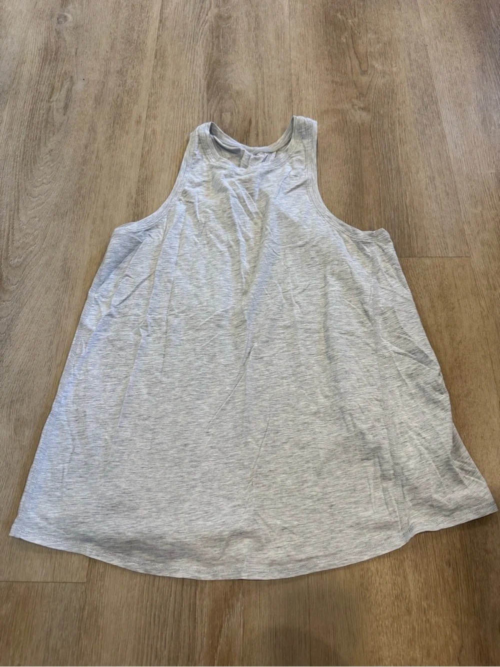 lululemon athletica Light Heather Gray Racerback Tank - Picture 1 of 2